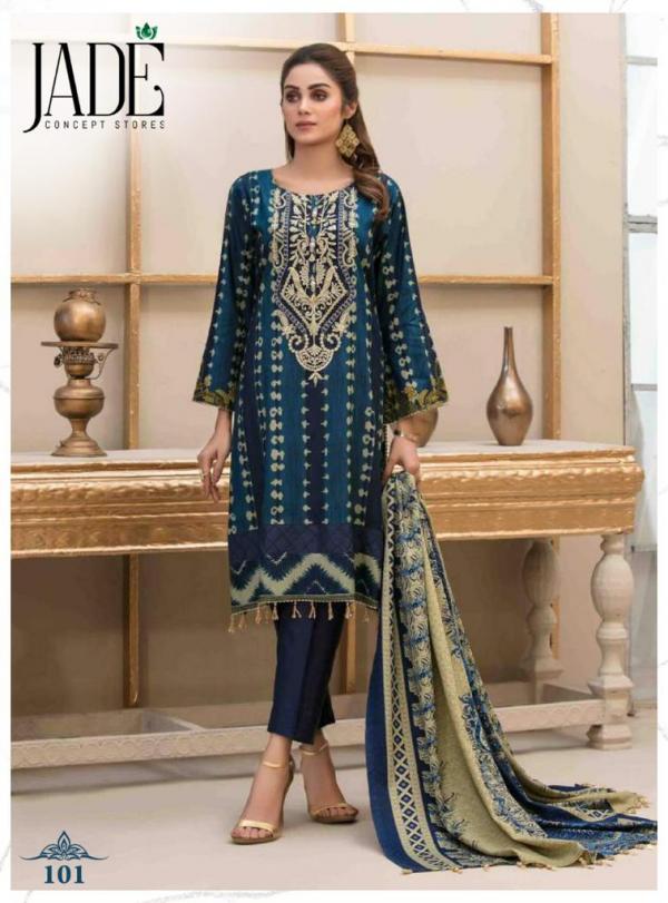 JADE AFLINA Lawn Cotton Designer Exclusive Dress Material